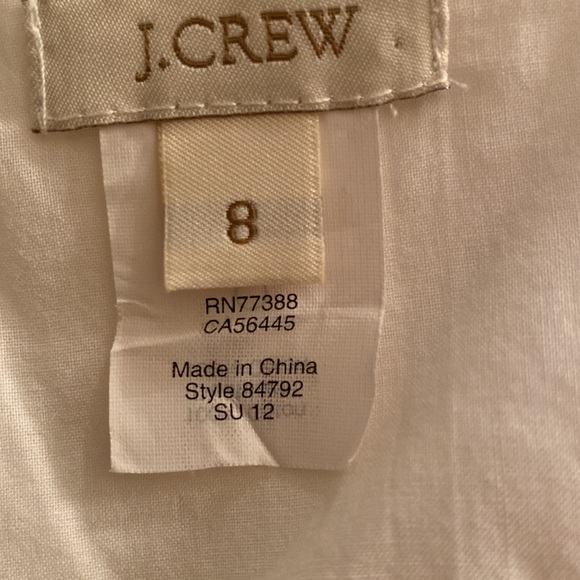 J crew- Eyelet Strapless Dress - Picture 8 of 9